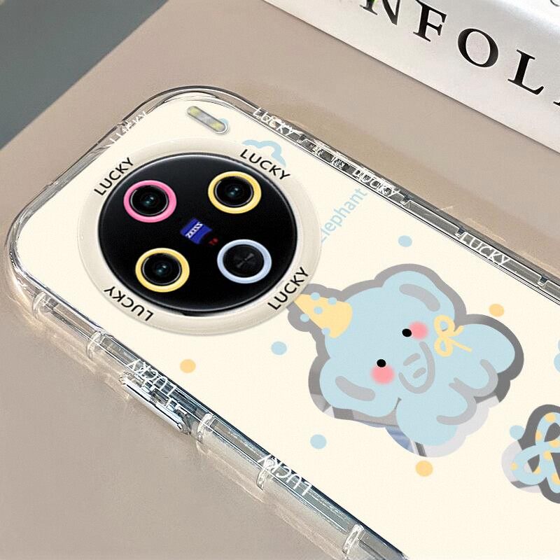 适用VIVOX100手机壳女新款X90Pro镜面生日小象X80全包X70防摔60硅胶X50软壳X30卡通带挂绳y27透明23保护套女,3C数码配件,手机保护套/壳,淘宝优惠券,粉丝福利购,淘宝优惠卷