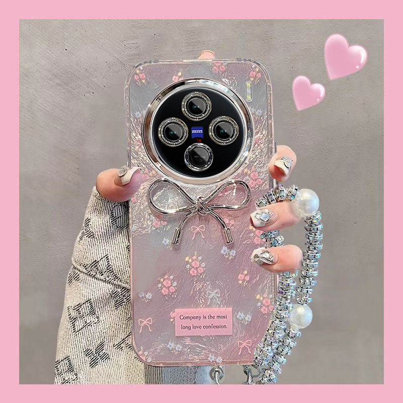 适用vivoX100S手机壳X100ultra蝴蝶结碎花X200Pro女新款x90全包防摔x80带手炼x70镜头膜x60高级感vivo保护套,3C数码配件,手机保护套/壳,淘宝优惠券,粉丝福利购,淘宝优惠卷