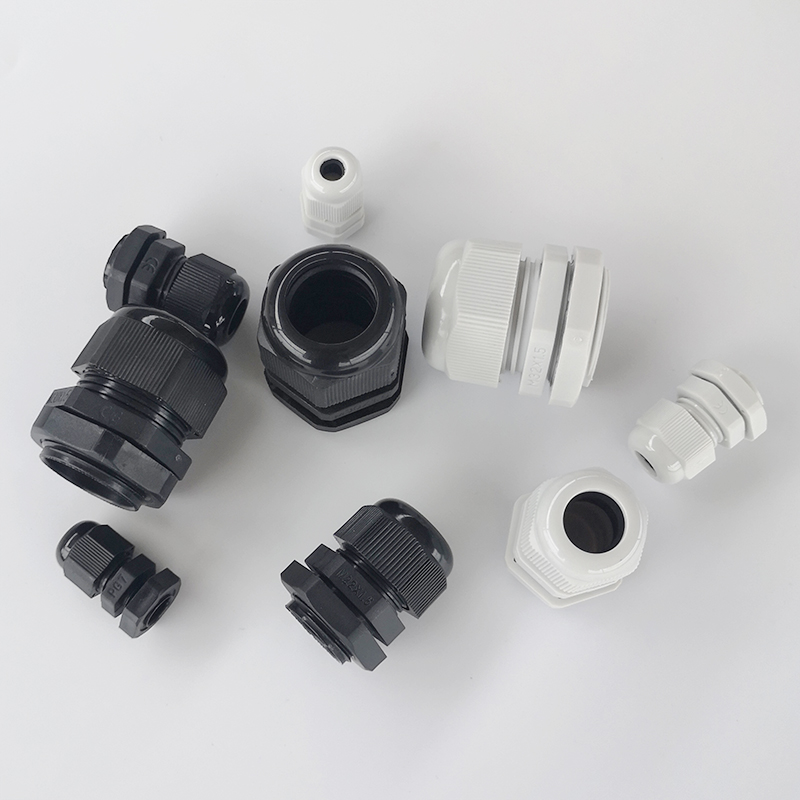 公制电缆防水接头塑料葛格兰头尼龙锁母M18M22M25M30M32087c23