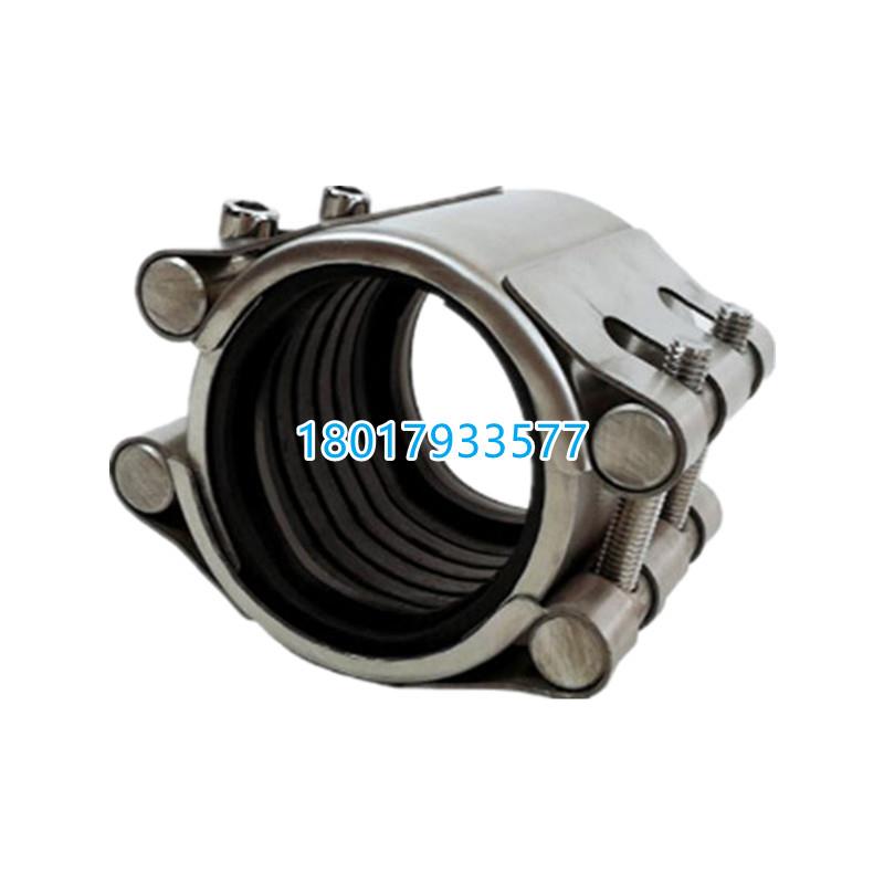 RCD-S不锈钢双卡修补器标准长304哈夫节堵漏器DN100 125 150 200*