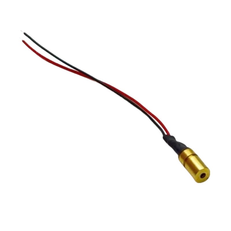 6mm工业级激光模组 红光点状 激光器 镭射头 650nm 5mw 3v-5v通用