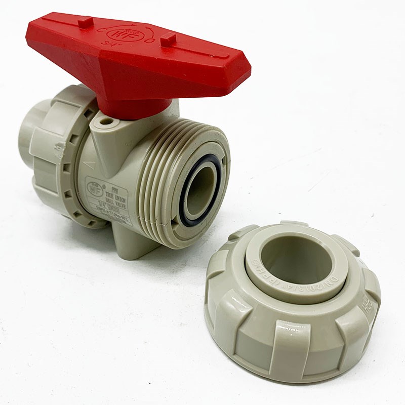 WF武峰PPH活接球阀 PPR热熔双由令球阀 工业耐酸碱防腐双由任球阀