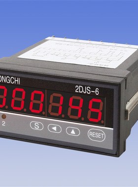 厂价供应a:2/3DJS-6 胶带分切分条复卷机用多段控制电子计数计米