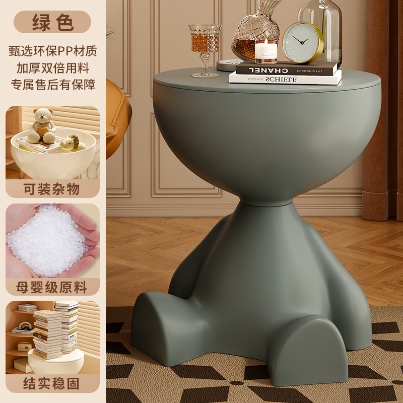 创意床头柜家用沙发边几可移动置物架卧室阳台迷你桌子小户型茶几