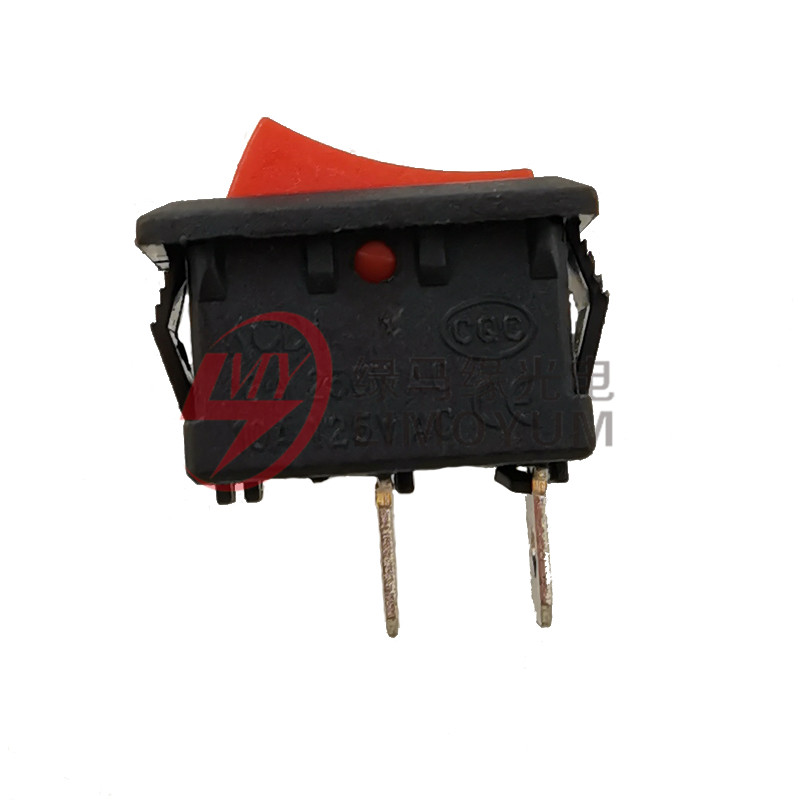 电子称铜脚线路电路开关电热饮水机电源按钮KCD1-101船型开关两脚