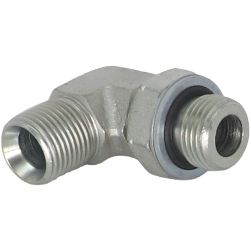 1BG9英制60弯头喇叭口2/3/4分6分管G螺纹可调直角高压油管接头