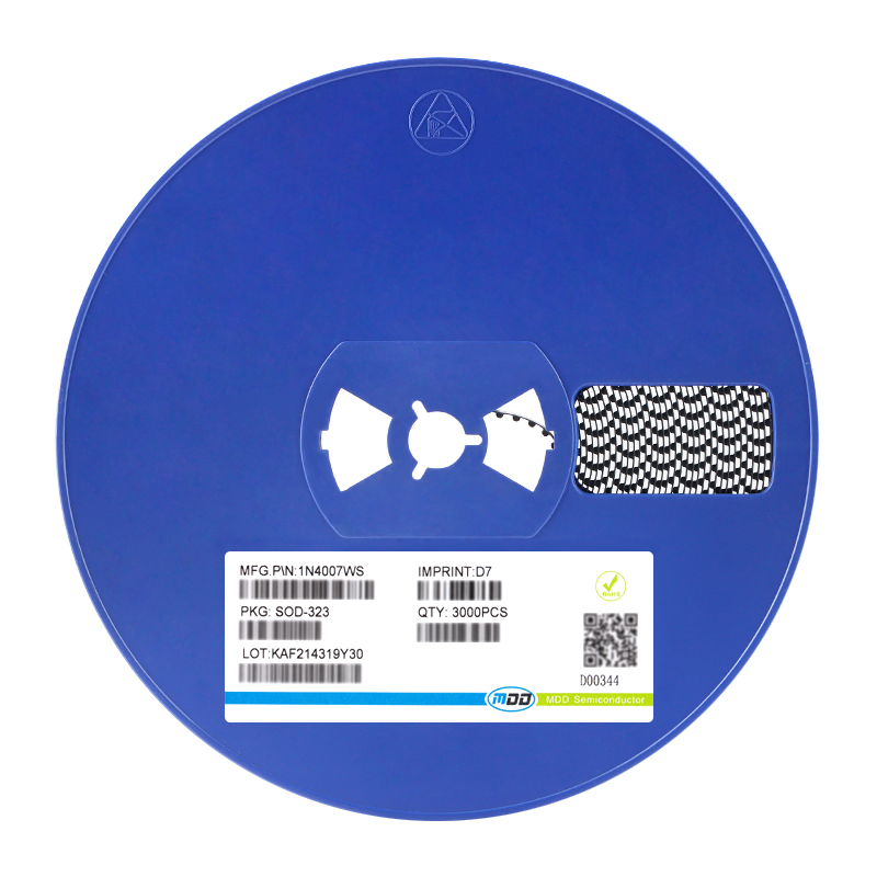 原装正品 1N4007WS D7 SOD-323 1000V/1A贴片通用整流二极管 10只
