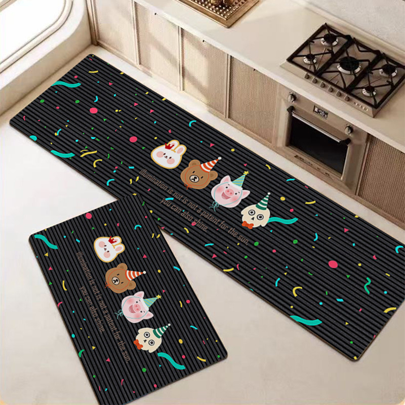 厨房地垫卡通吸水防滑耐磨防油可擦免洗防水硅藻泥厨房地毯脚垫子,居家布艺,厨房地垫,淘宝优惠券,粉丝福利购,淘宝优惠卷
