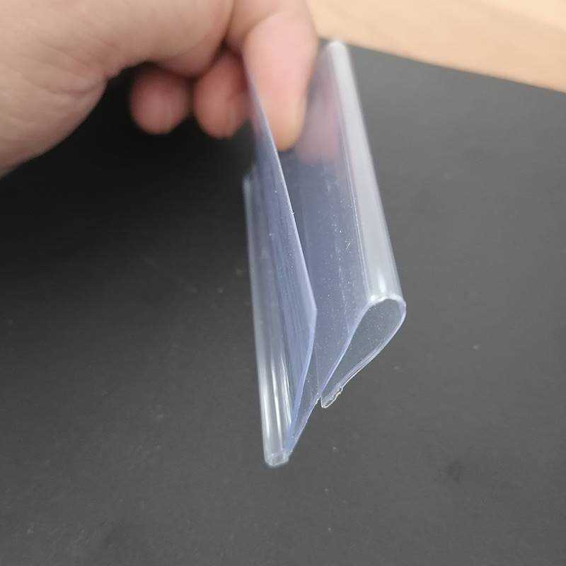 标价牌价签牌S形挂式卡条标签卡槽透明卡套货架冰柜挡篮标牌口5mm