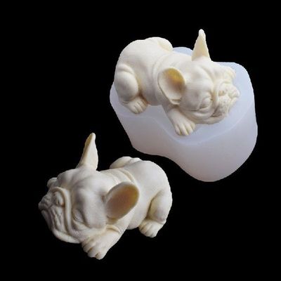 3D Stereoscopic Bulldog Mousse Cake Mold Cute Shappi Dog