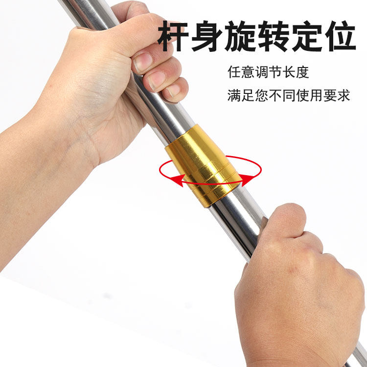 好货摘果器不锈钢伸缩摘果杆高空摘果神器高空据割香椿槐花芒果枇