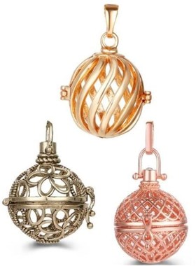 Harmony Bola Locket Cage can open pendant can put pearl me