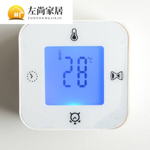 极速闹钟库克斯多功能白色小电子钟时钟计时器四合一白色库克斯4