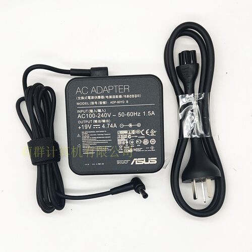 好货原装华硕无畏Pro14锐龙M3400QA M3401Q充电源配接器19V4.74A