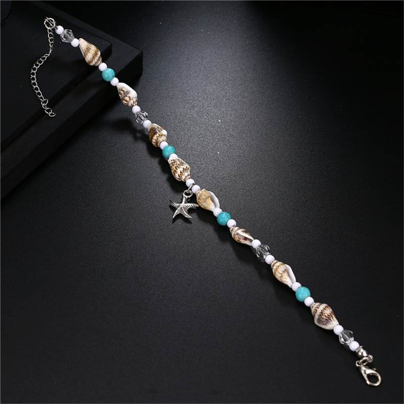 New Shell Beads Starfish Anklets for Women Beach Anklet Leg