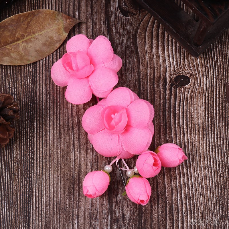 好货戏曲豫剧京剧戏剧用品古装青衣花旦小姐头饰头花小花鬓花耳边