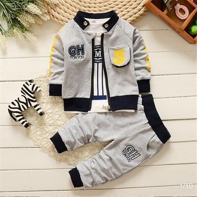 极速Baby Boy Fashion Clothing Set Kid Tie Suits High Quality