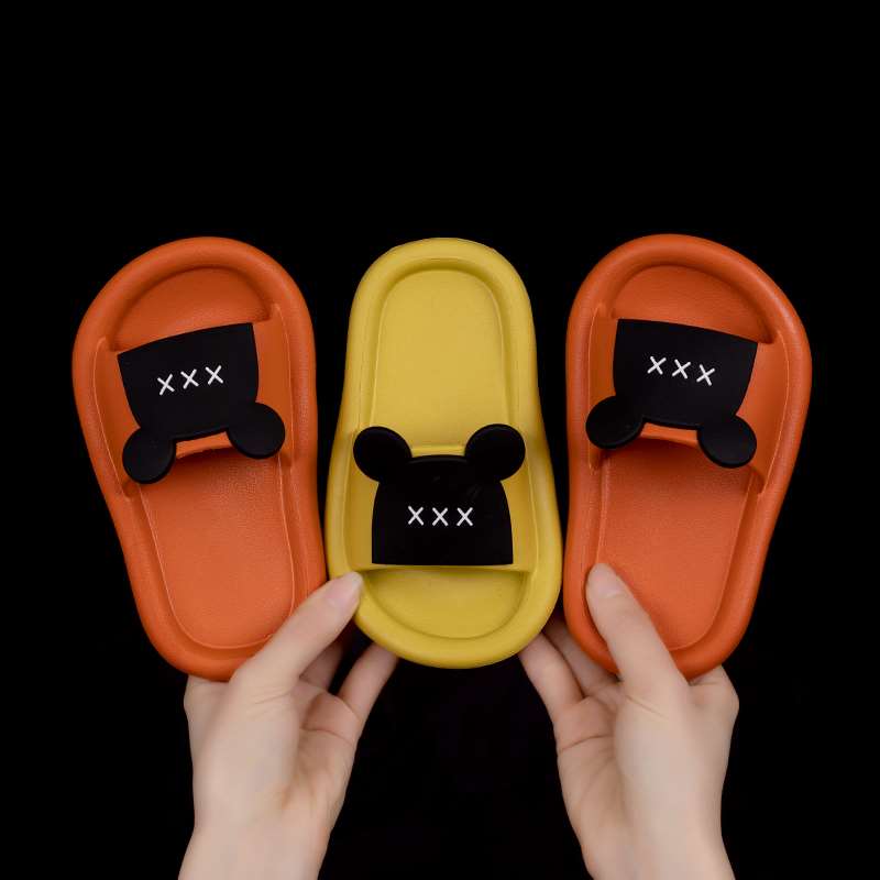 儿童拖鞋夏可爱男童女童一家三口拖鞋家用浴室室内亲子宝宝凉拖鞋