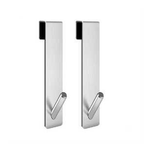 Stianless Steel Shower Door Hooks Punch Free Frameless Over