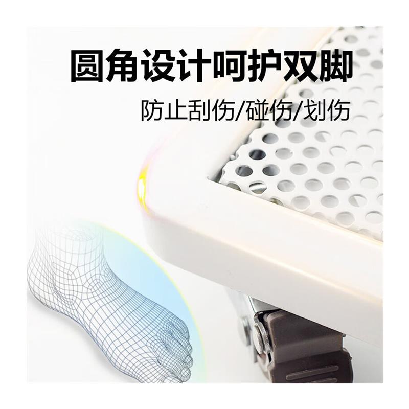 移动花盆托盘万向轮承重底座托架带轮网格花托滑轮底托蓝色