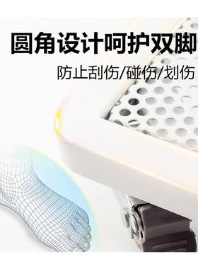 移动花盆托盘万向轮承重底座托架带轮网格花托滑轮底托蓝色