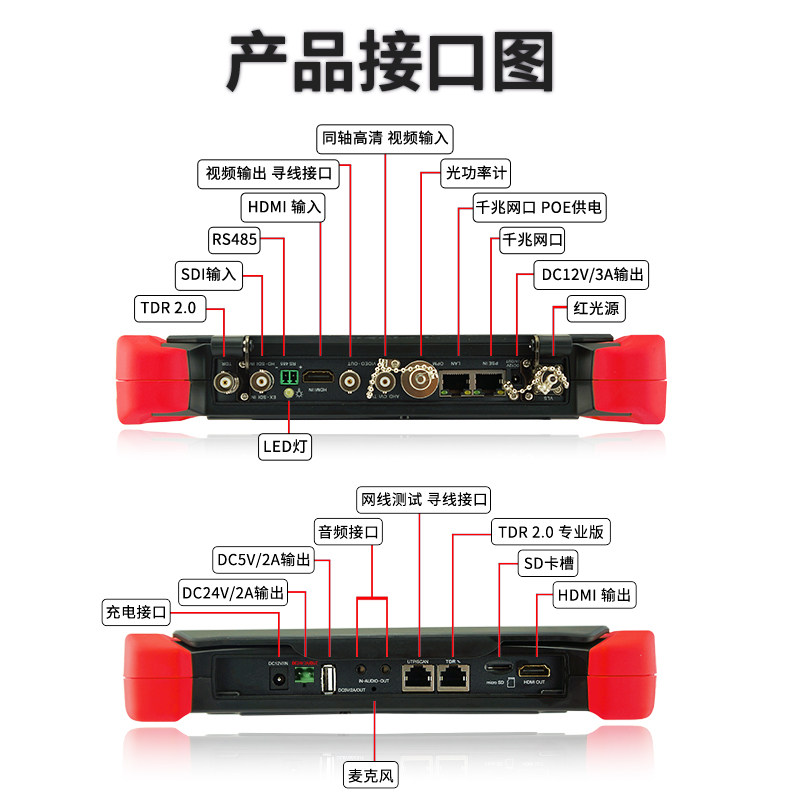 好货泰斯达TP8000Plus工程宝监控测试仪多功能检测寻线器万用表一