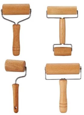 Rolling Pin Pastry and Pizza Baker Roller Wooden Baking