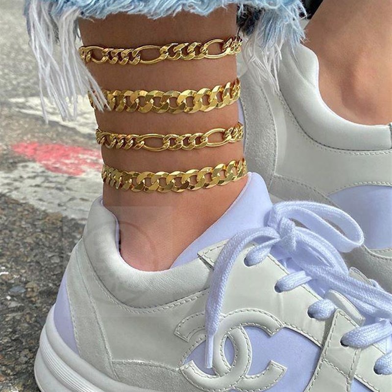 。Jewelry punk Anklet foot decoration summer beach style com