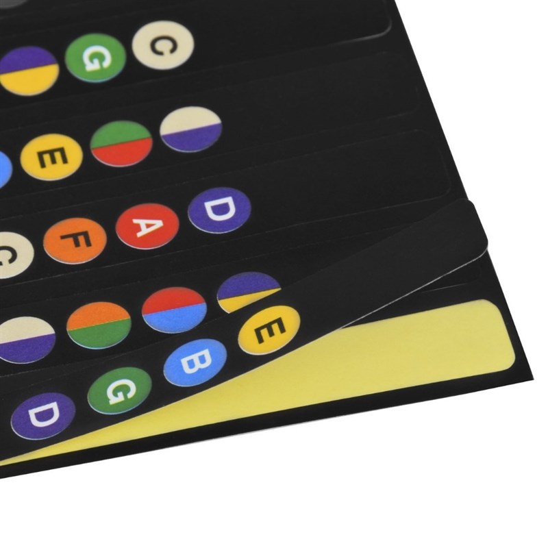 Guitar Fretboard Notes Map Labels Sticker Fingerboard Fret D