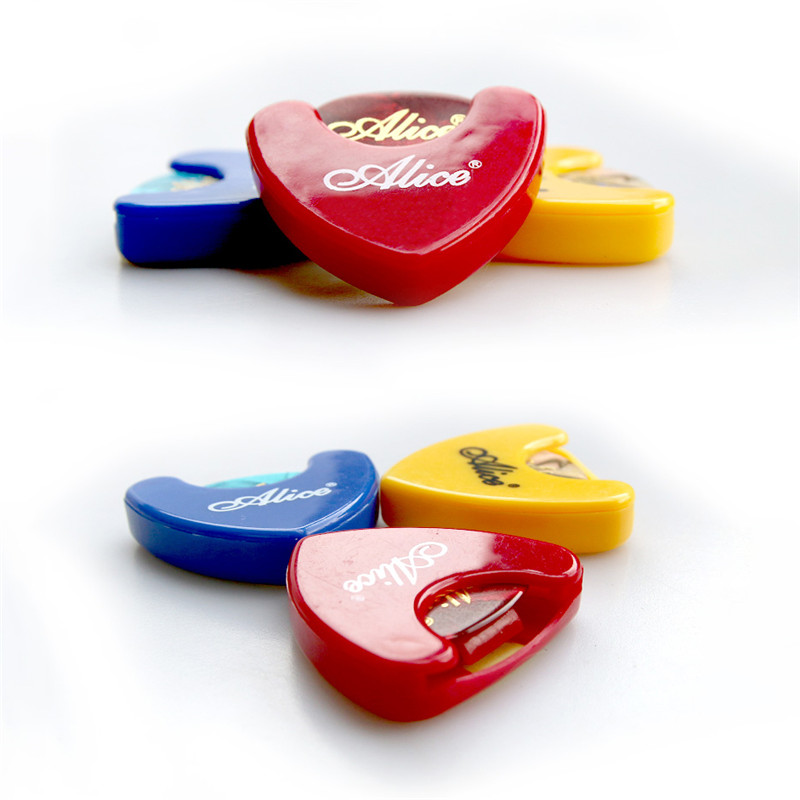 Guitar Pick Holder Plastic Plectrum Case with Self Adhesive