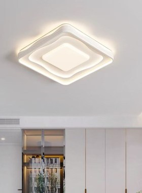 升级高亮款奶油风jled客厅吸顶灯大厅灯具现代简约大气卧室全屋灯