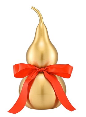 铜葫芦摆件d开口盖空心八卦黄铜葫芦工艺品大号家居客厅办公室装