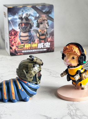 三角洲行动哈基蜂威虫树脂威龙手办模型摆件玩具周边蜂医威小龙