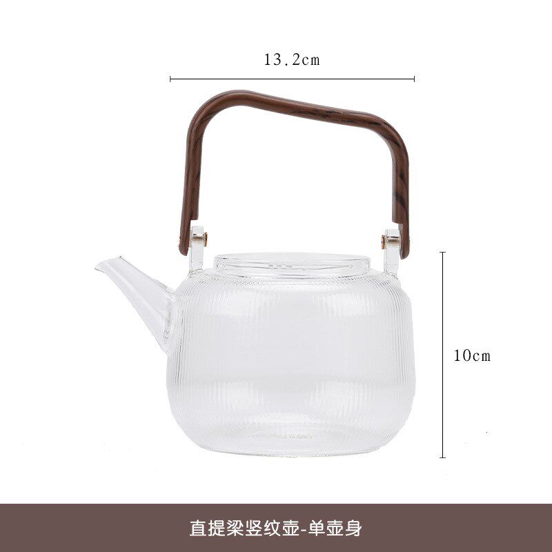 现货速发玻璃煮茶壶煮茶内胆蒸查内胆茶道配件电陶炉茶具蒸煮茶壶