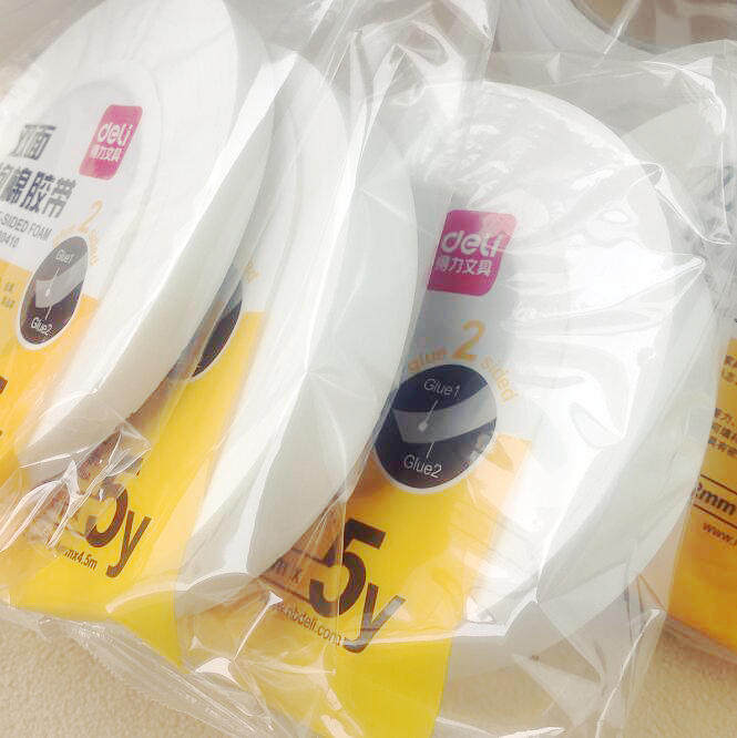 现货速发。0410泡沫棉带厚层双面胶 泡沬胶带泡棉强力固定海绵加