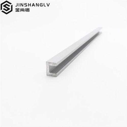 现货速发槽铝1x10xu型槽型材内径7mm单槽导轨铝包边条槽铝