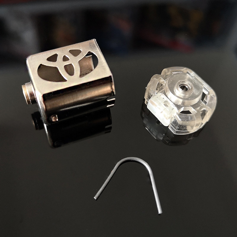 现货速发四驱车改装车手绕马达零件马达壳透明马达盖前后滚珠轴承