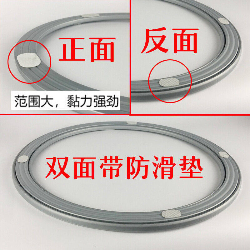 现货速发餐桌圆桌转盘底座餐桌转盘底座红木圆桌轴承家用转芯玻璃