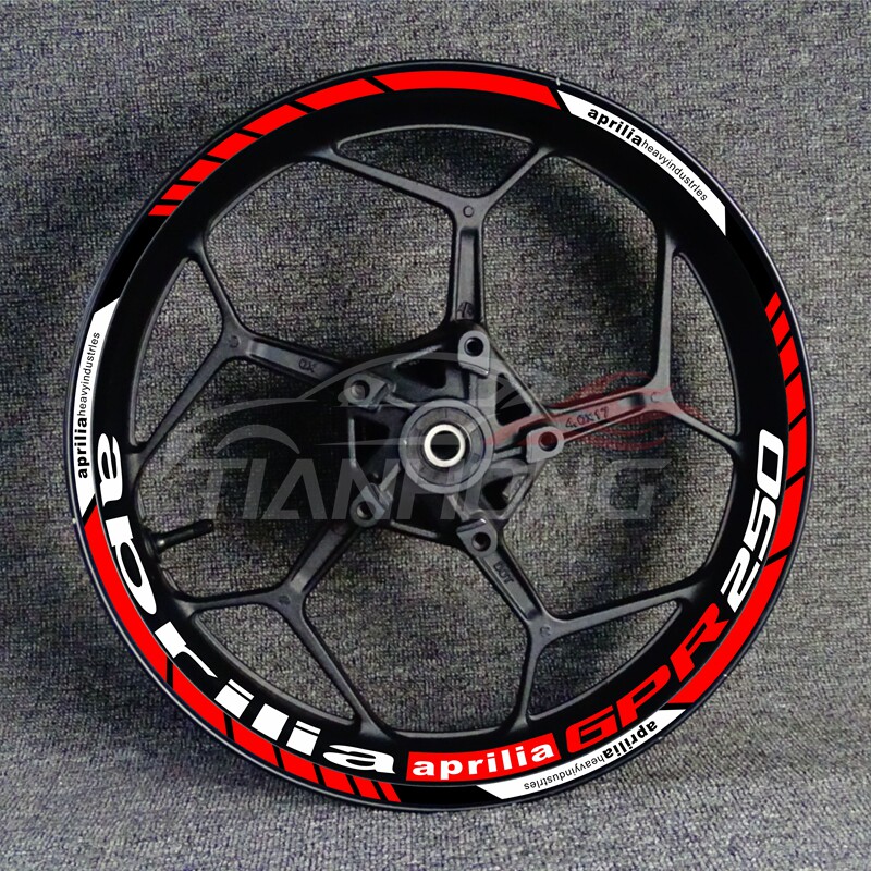 现货速发摩托车阿普利亚GPR250R 150RSV4改装个性轮毂轮圈车圈钢