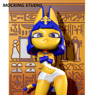 【补款吃现】主意玩家:Ankha艳后安卡埃及猫创作手办12cmGK模型