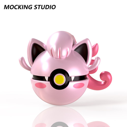 吼叫尾精灵球可开关宝贝球手办GK一比一电镀喷漆磁吸模型潮玩礼物