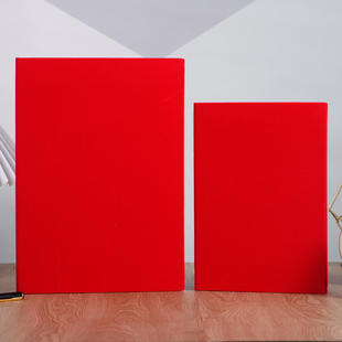 诗歌朗诵夹A4绒面晚会主持发言致辞本资料夹8K加厚绒布文件夹空白签约本节日庆典商务合作合同夹演讲协议稿夹