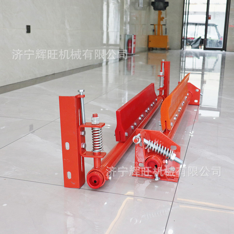 辉旺矿山输送带清扫器 聚氨酯刮刀带式输送机P型二道传送带清扫器