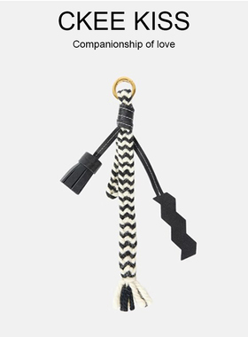 虎牙乌朵手工编织挂饰包包挂件小众设计复古配饰高级感装饰原创