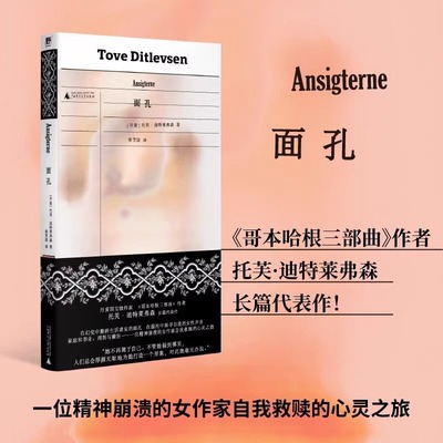 面孔 丹麦国宝级作家托芙迪特莱弗森长篇小说广西师范大学出版社女性自我救赎心灵之旅  野望出品