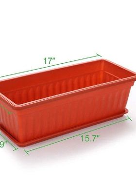 极速Quality 3 Packs 17 Inches TBerracotta Color Flower Windo