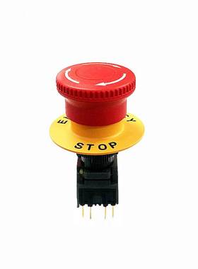 极速金宏电器16MM大蘑菇头急停按钮开关BJHF16-64S1WB紧急停止F16
