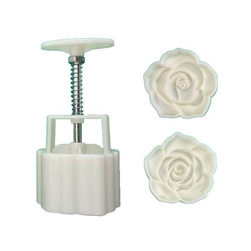 新品3D Mooake Mould Set Flowers Roses PatteRrn Shape Moon