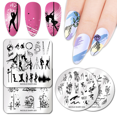 极速Nail Prfinting Steel Plate Square Printing Plate Transfe