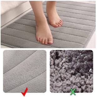 极速Home Bath Mat Coral Fleece ThDicken Large Carpets Bathro